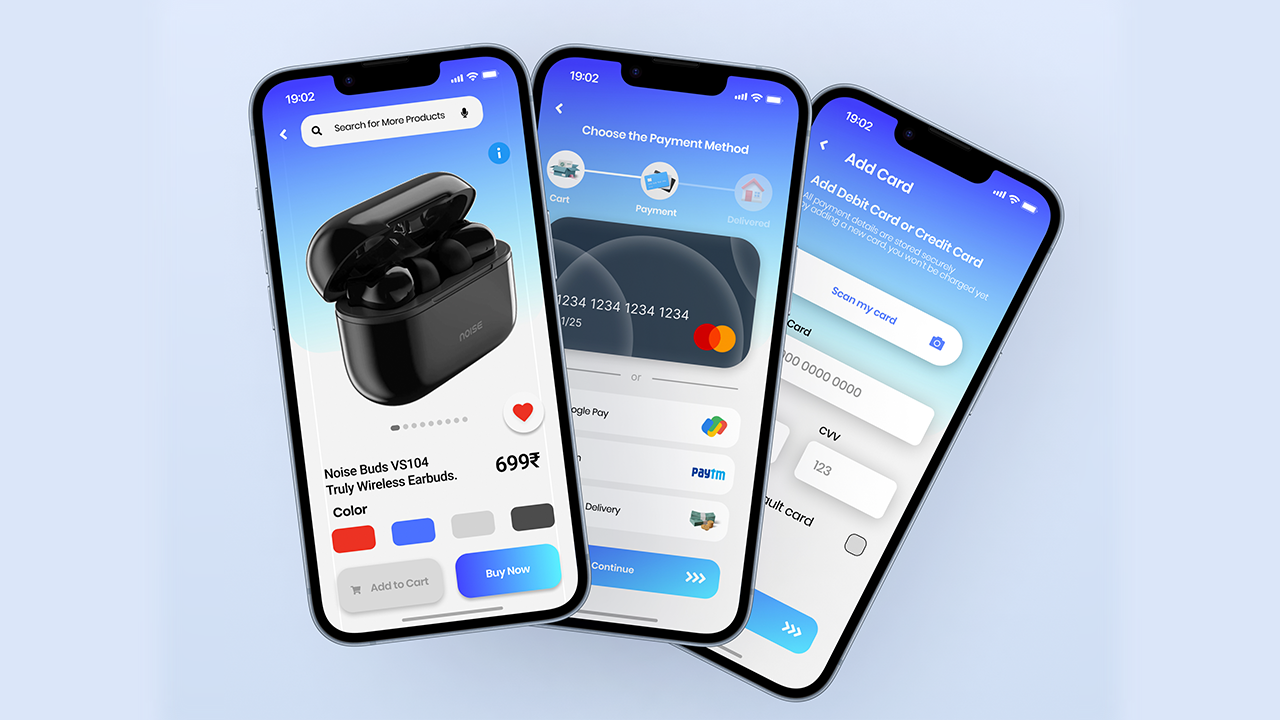 Mobile app interfaces
